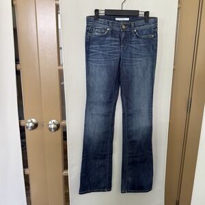 Joe's Womens 26 Blue Medium Wash Low Rise‎ Socialite Boot Cut Denim Jeans